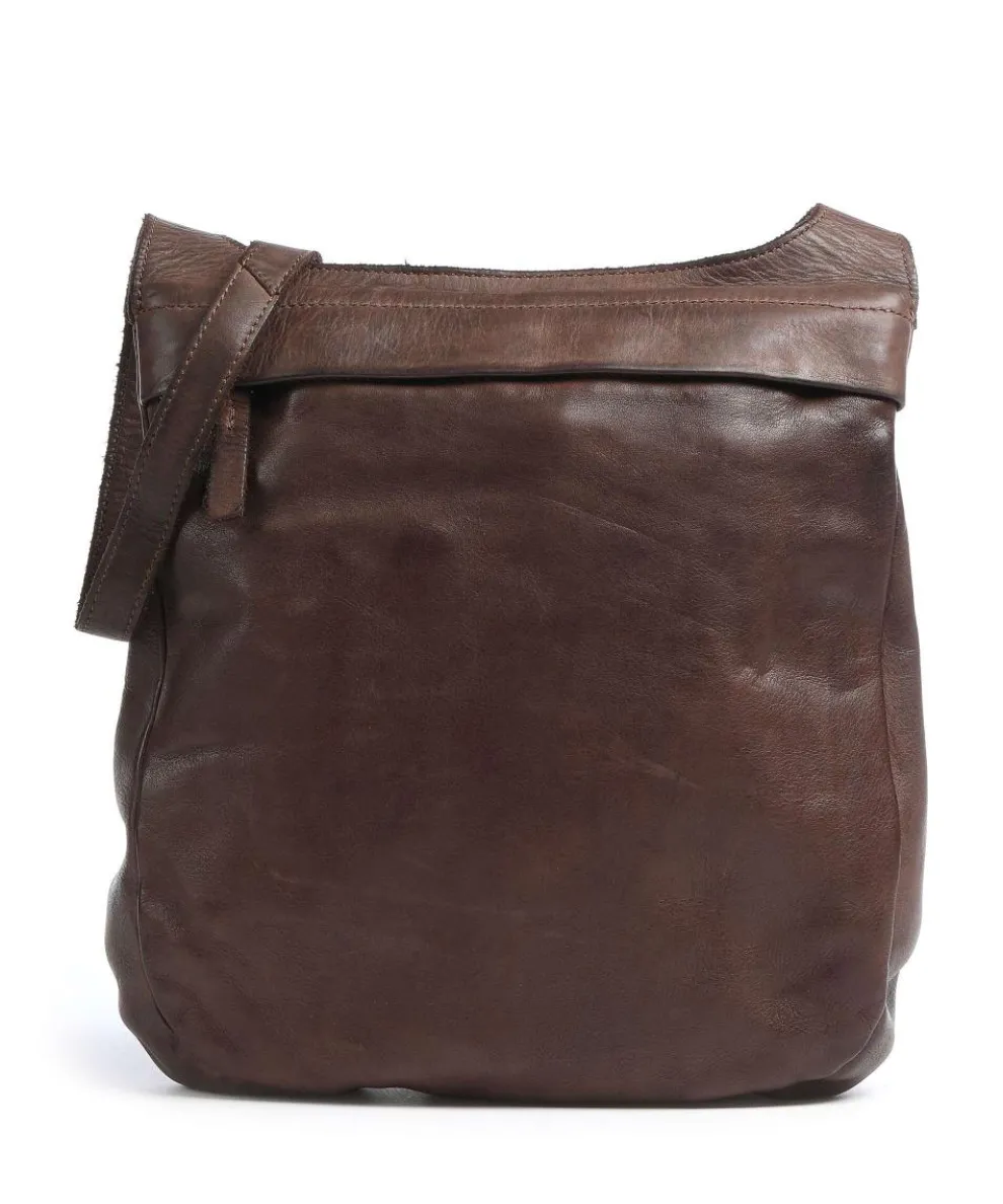 Submarine Crossbody bag cow leather dark brown
