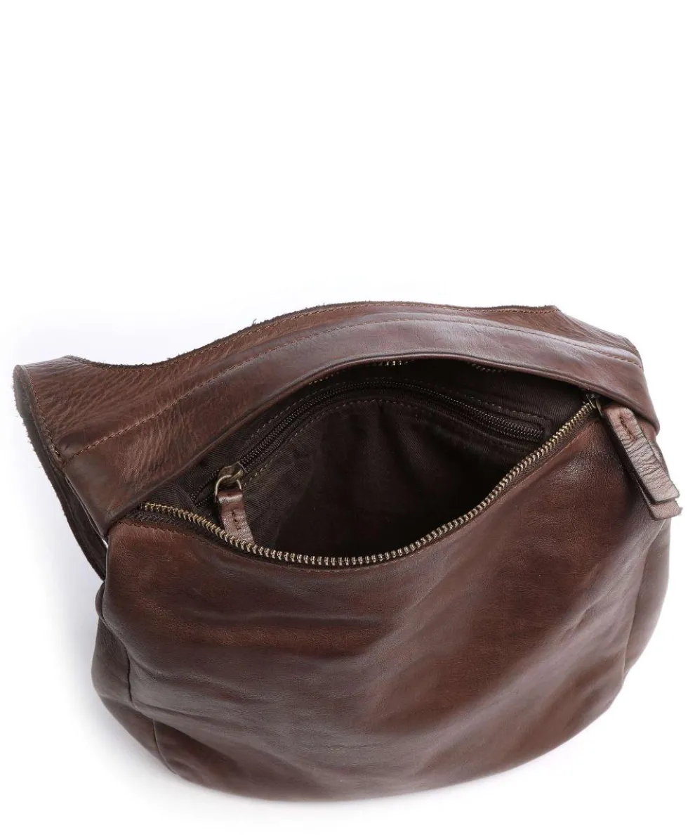 Submarine Crossbody bag cow leather dark brown