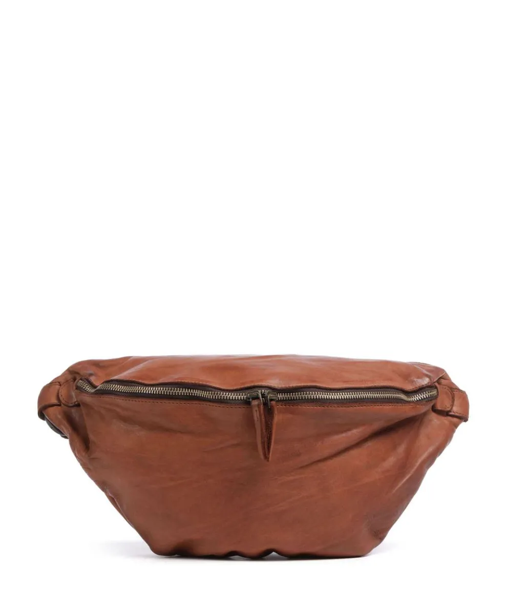 Submarine Fanny pack fine grain cow leather cognac