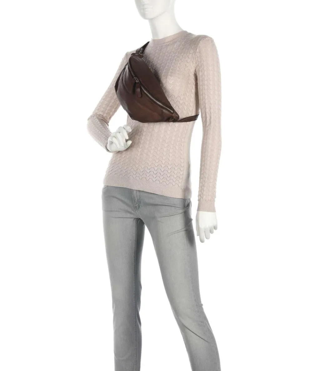 Submarine Fanny pack cow leather dark brown