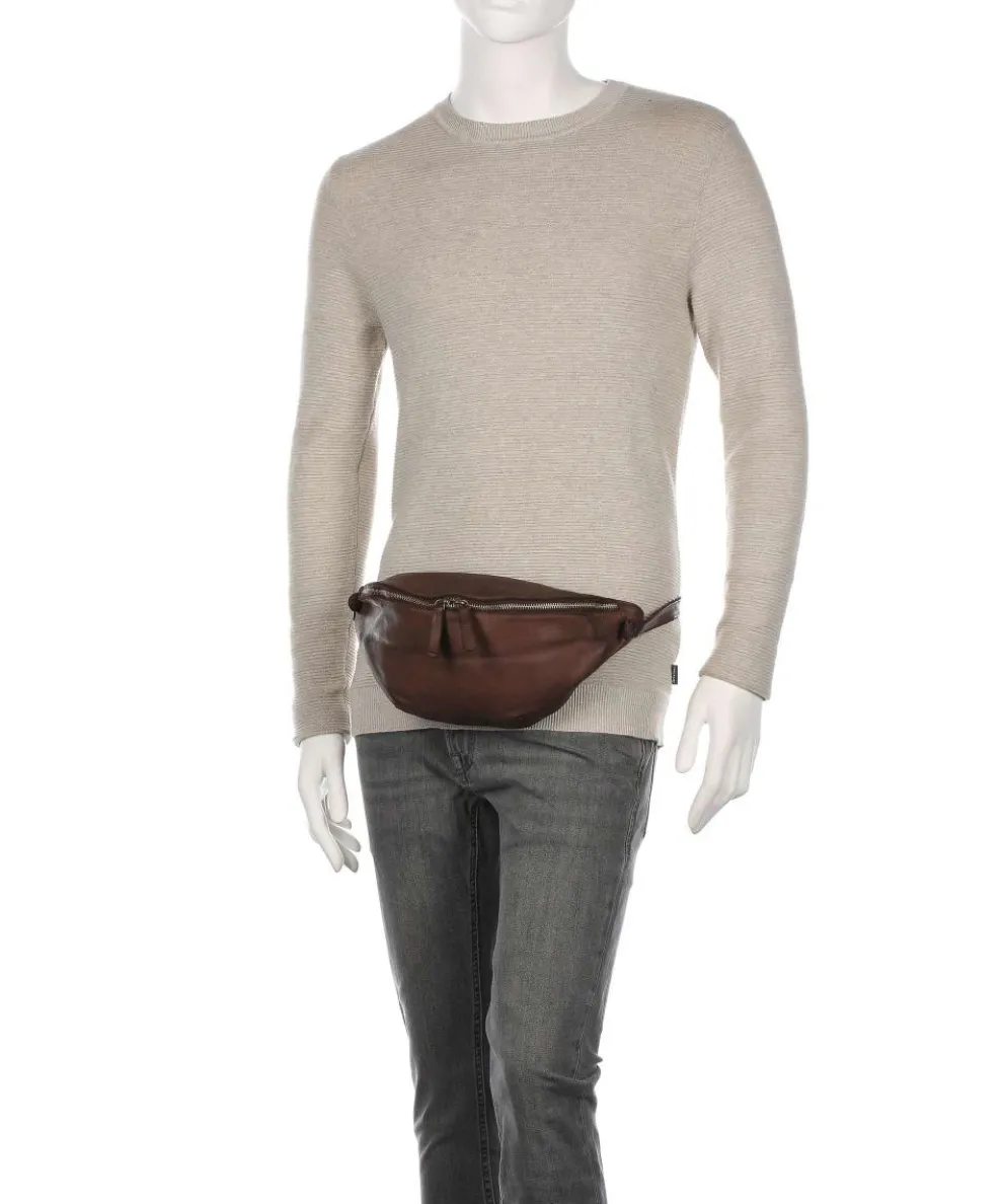 Submarine Fanny pack cow leather dark brown