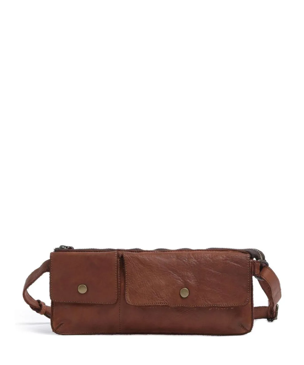 Submarine Fanny pack fine grain cow leather cognac