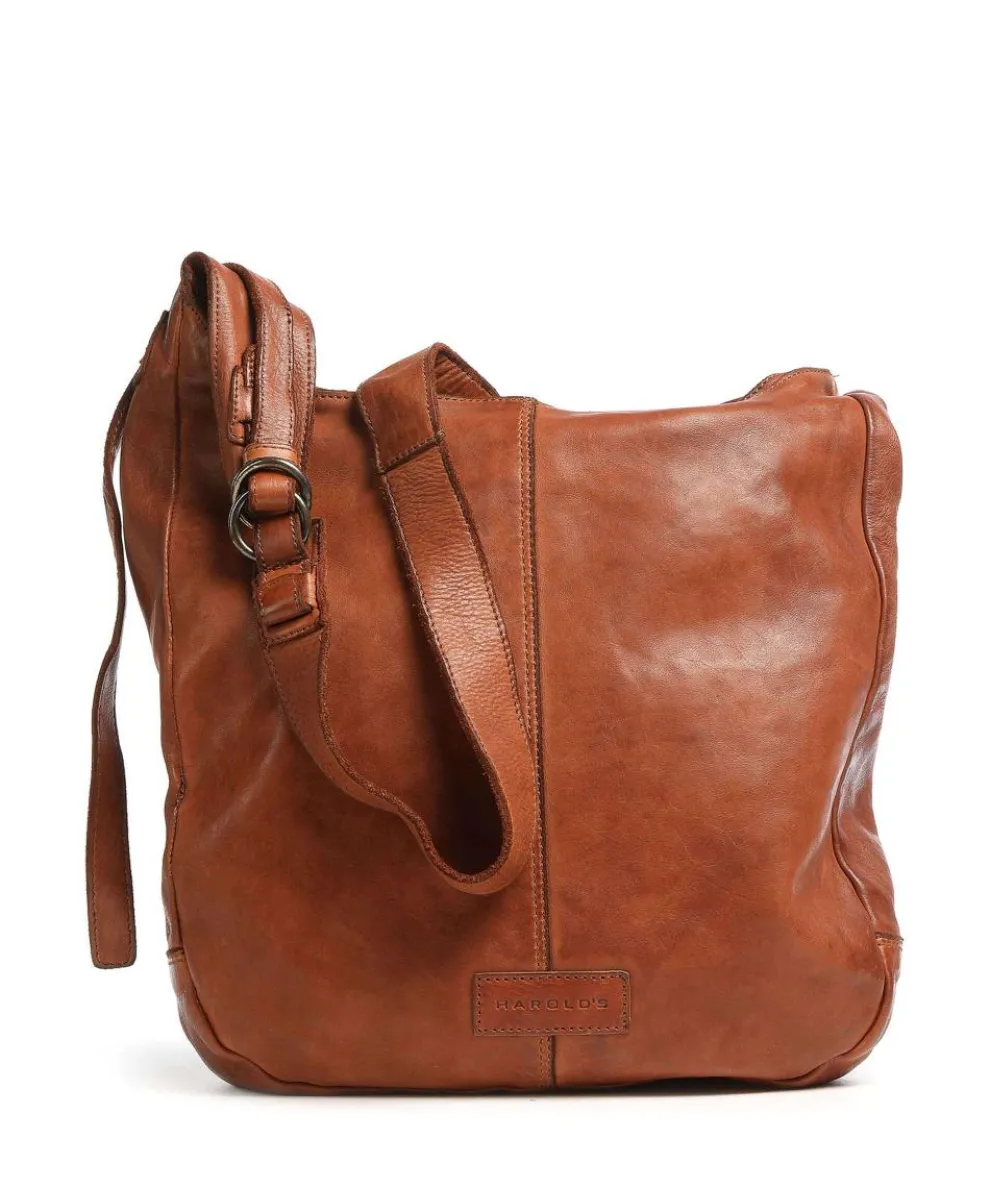 Submarine Hobo bag soft cow leather cognac