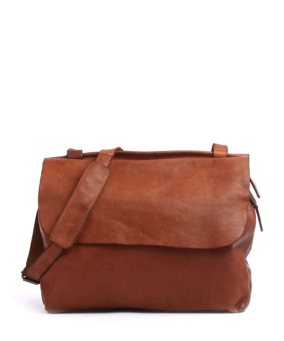 Submarine Messenger bag cow leather cognac