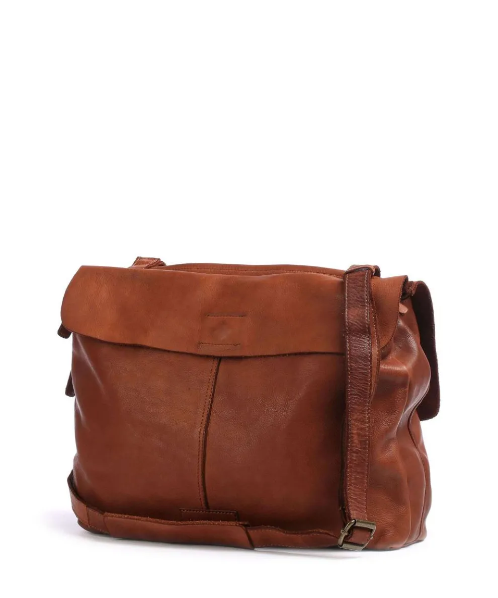 Submarine Messenger bag cow leather cognac