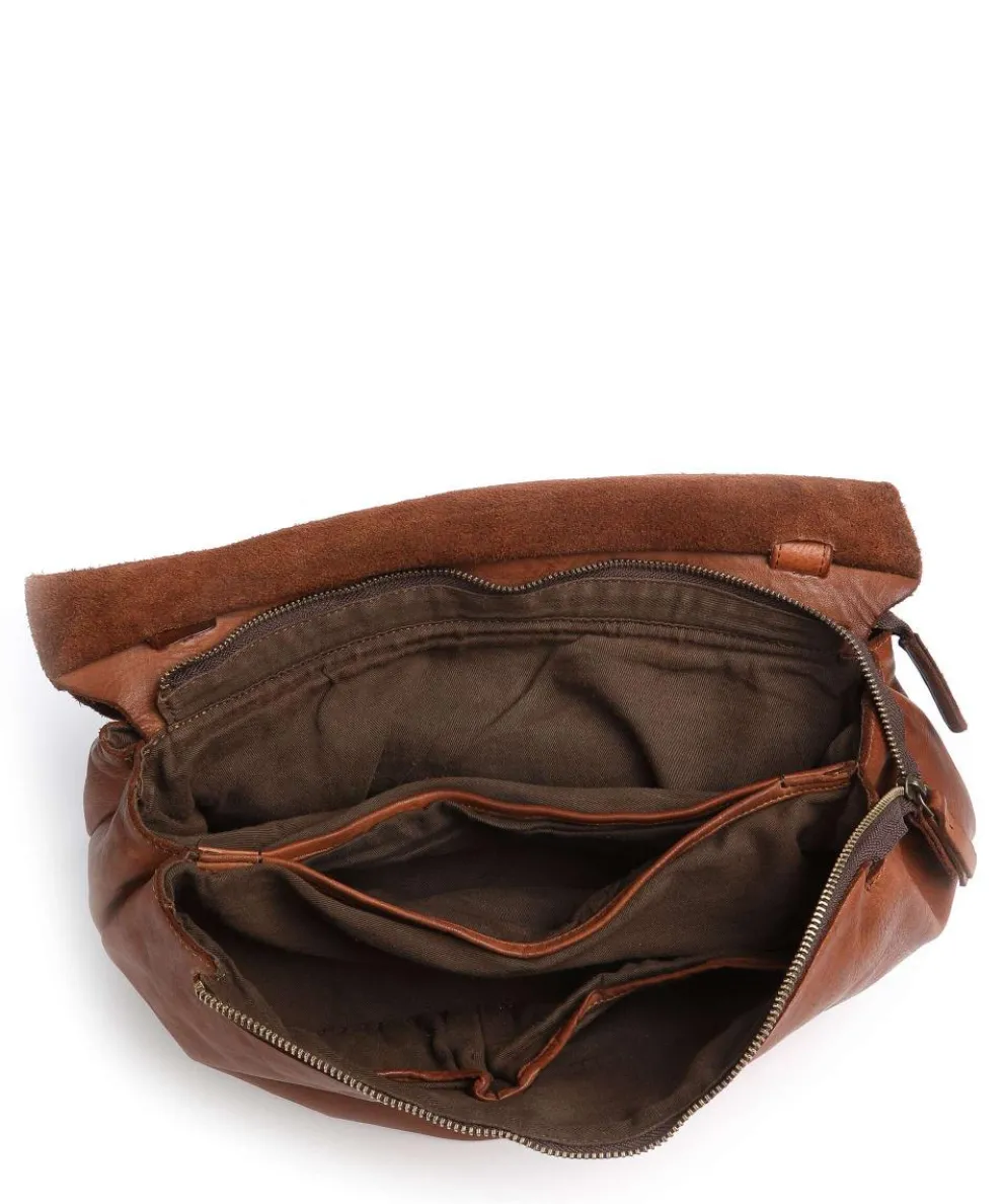 Submarine Messenger bag cow leather cognac