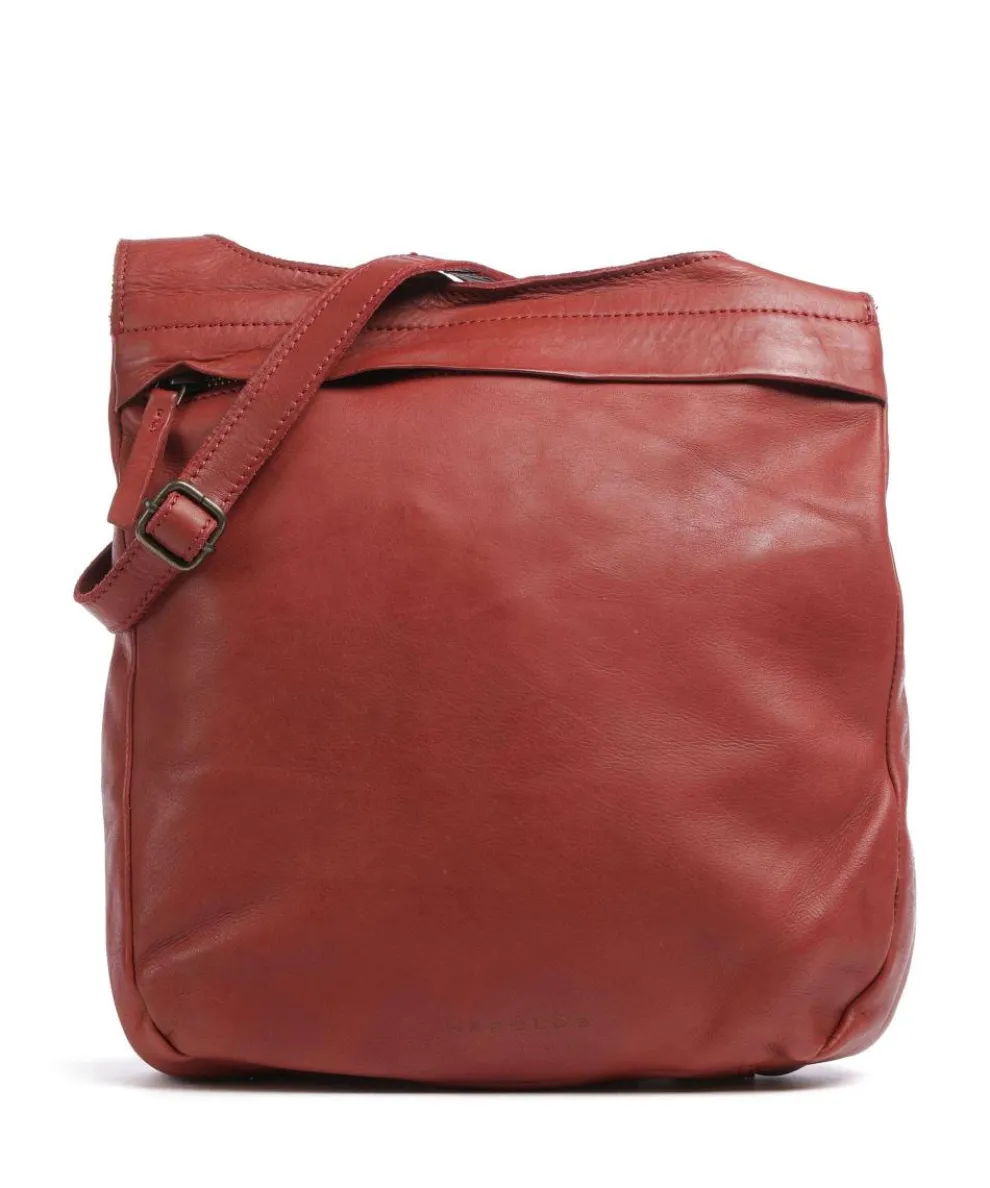Submarine Shoulder bag fine grain cow leather red