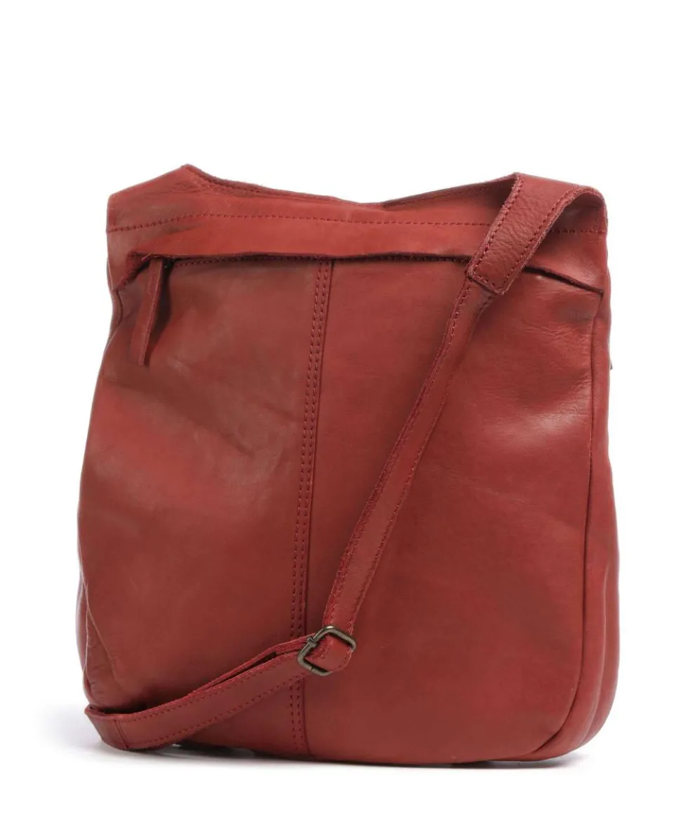 Submarine Shoulder bag fine grain cow leather red
