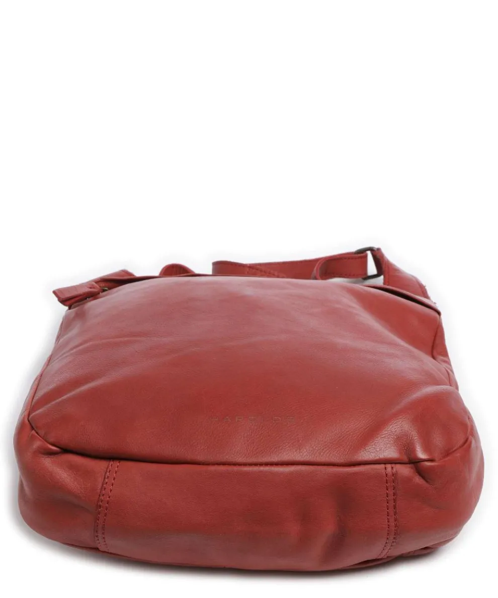Submarine Shoulder bag fine grain cow leather red