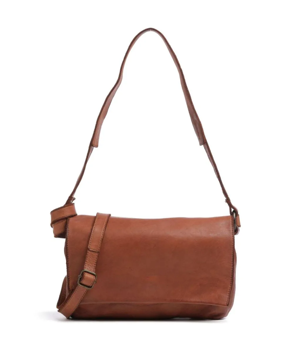 Submarine Shoulder bag fine grain cow leather cognac