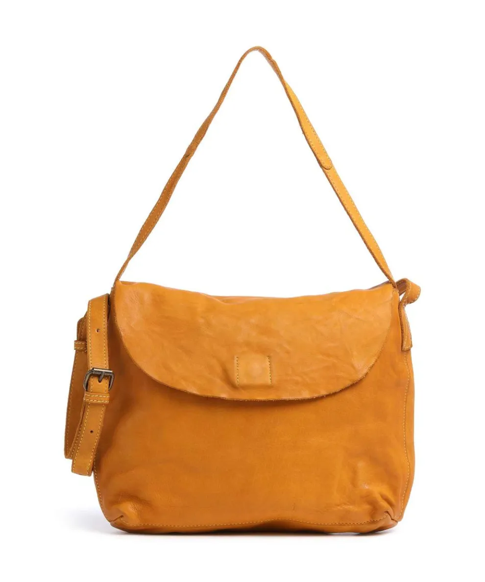 Submarine Shoulder bag grained cow leather ochre