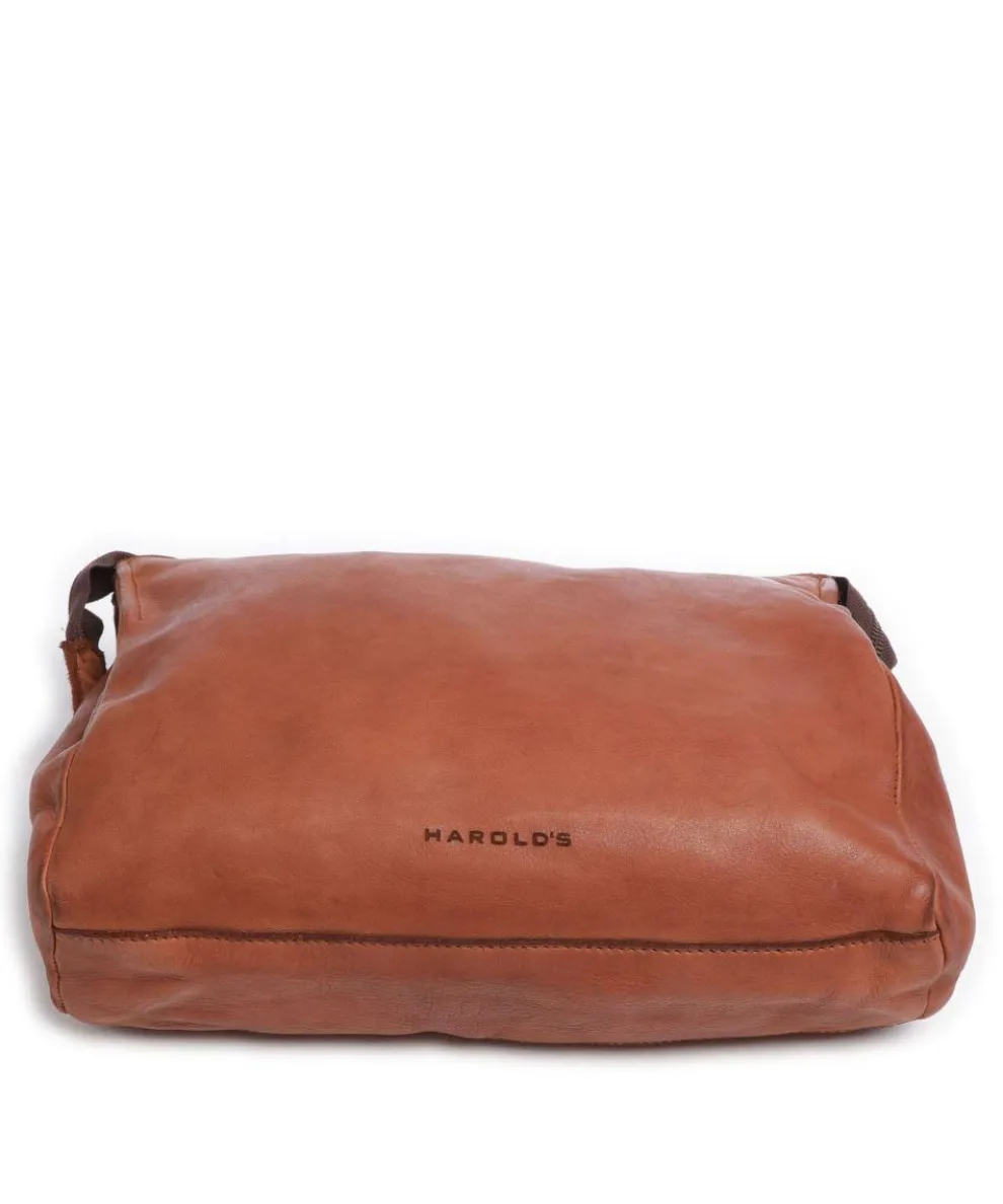 Submarine Shoulder bag grained cow leather cognac