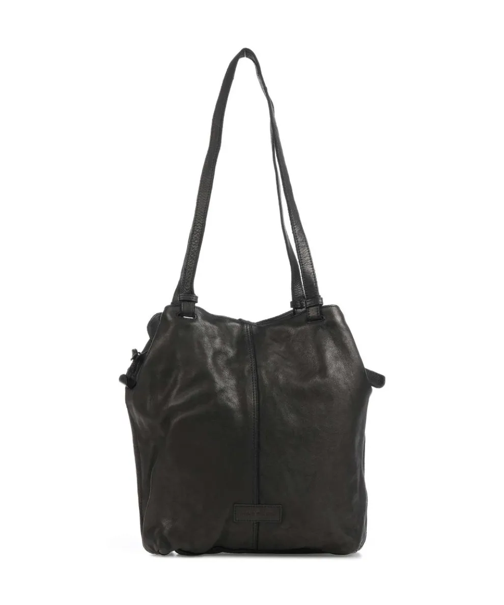 Submarine Tote bag fine grain cow leather black