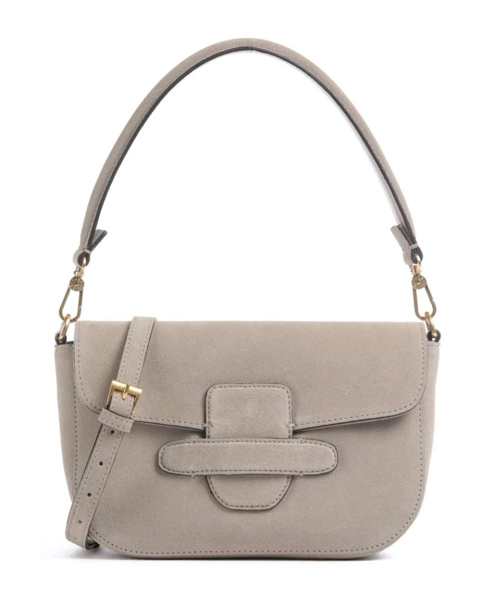 Suede Camilla Shoulder bag brushed leather beige