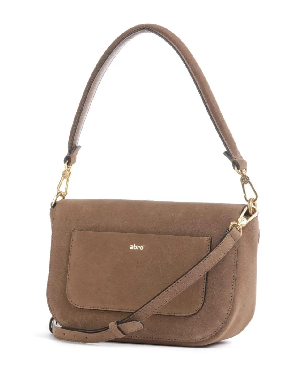 Suede Camilla Shoulder bag brushed leather camel