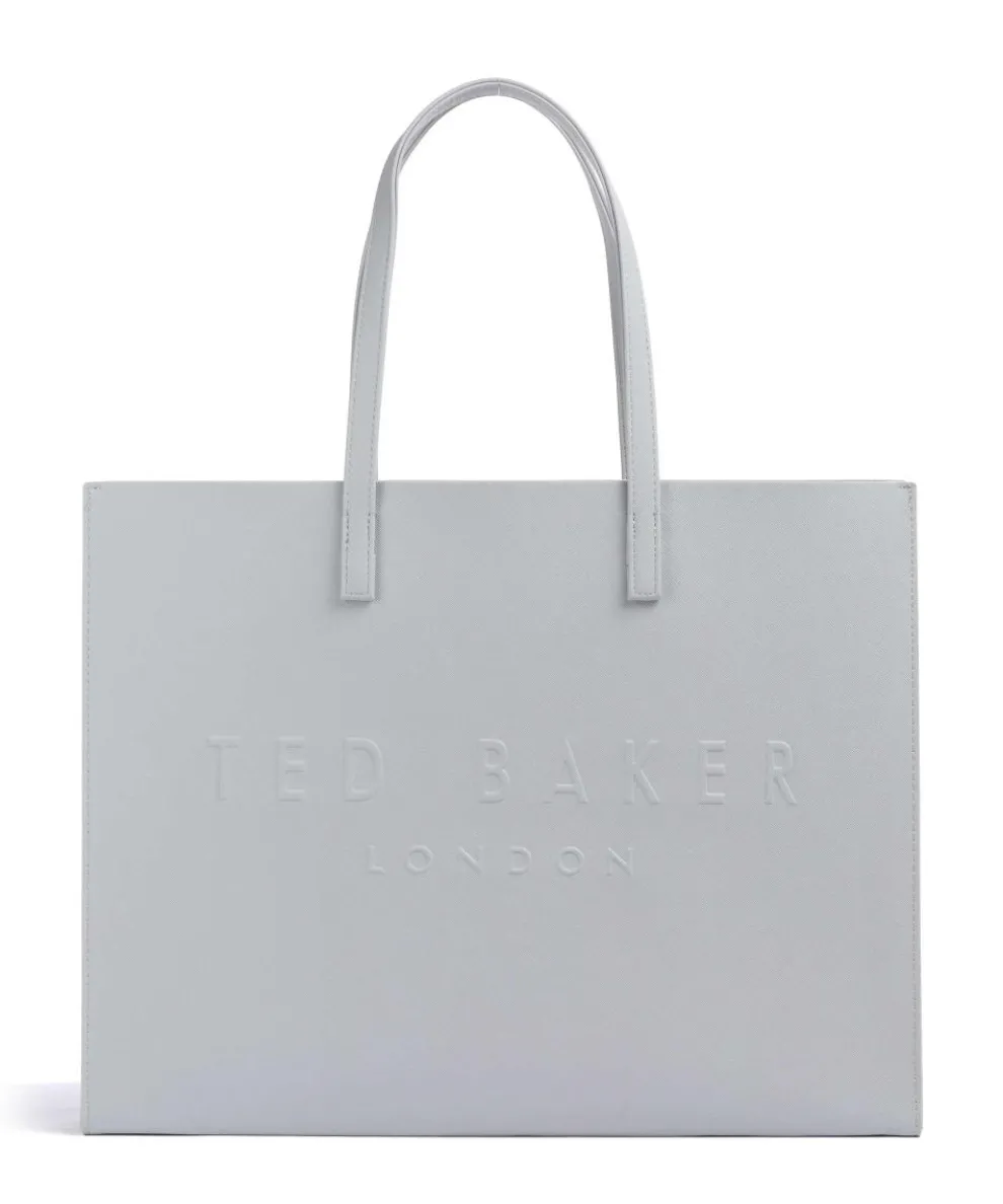 Sukicon Tote bag imitation leather light grey