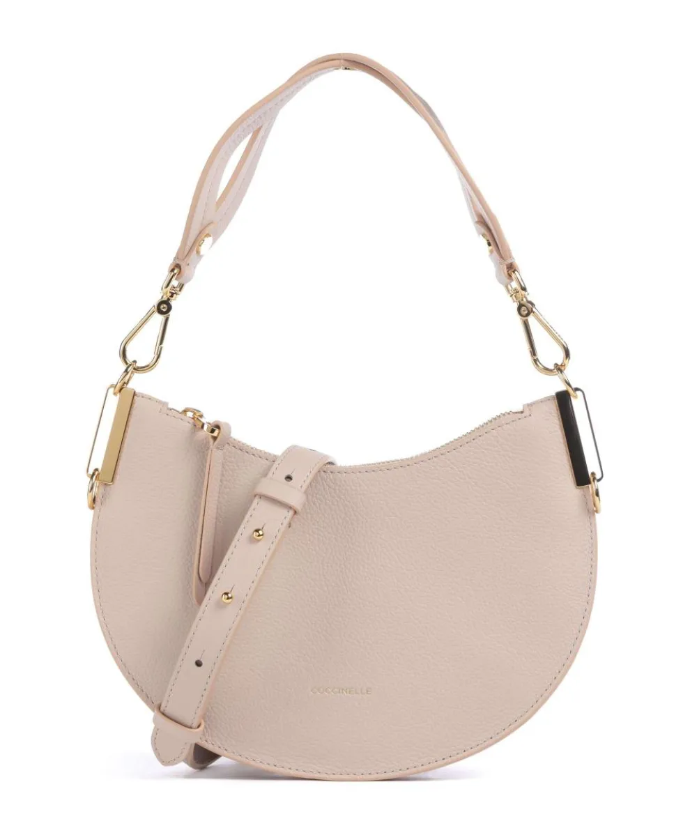 Sunup Shoulder bag grained cow leather beige