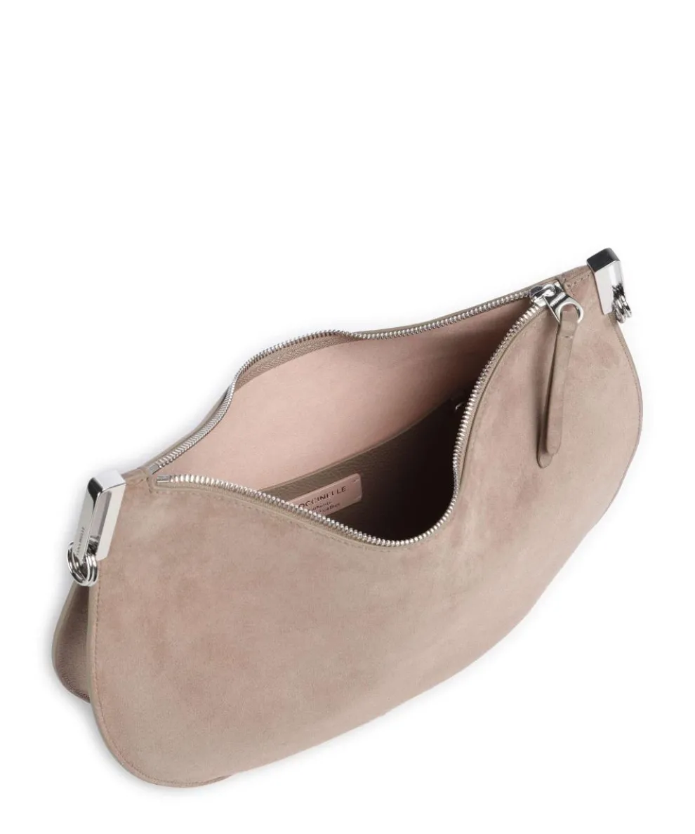 Sunup Suede Shoulder bag brushed cow leather taupe