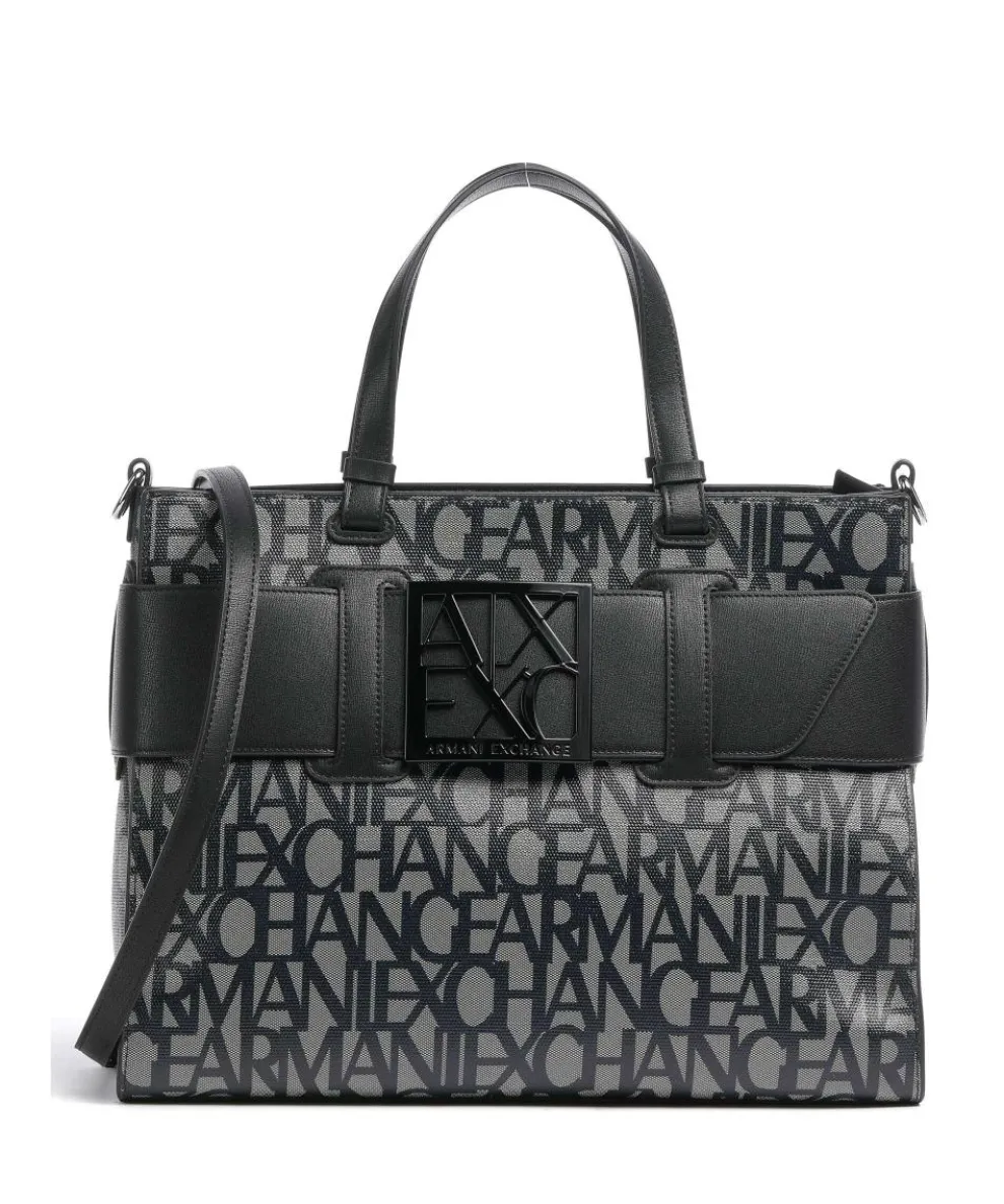 Susie Handbag cotton beige/black