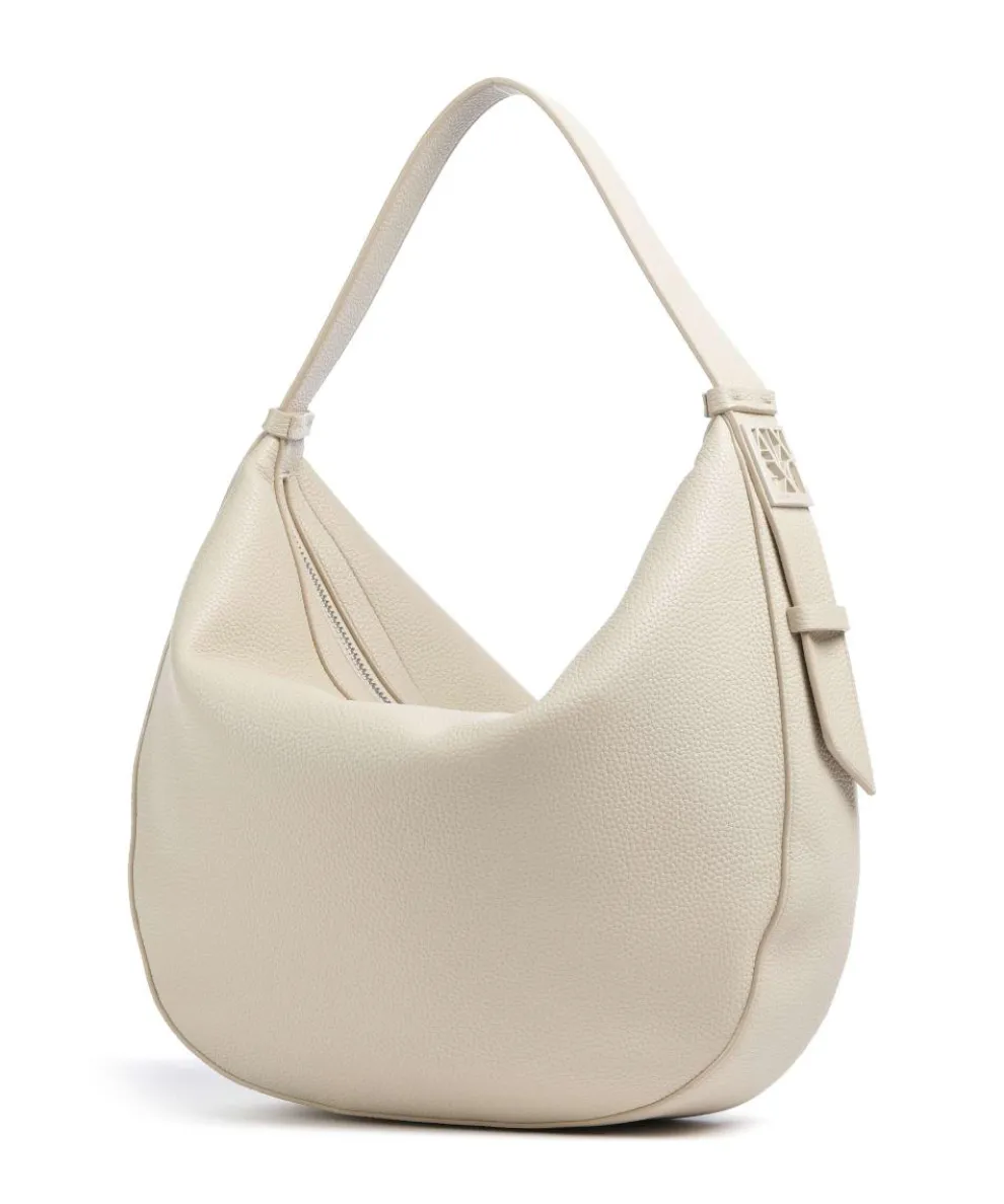 Susie M Hobo bag imitation leather cream