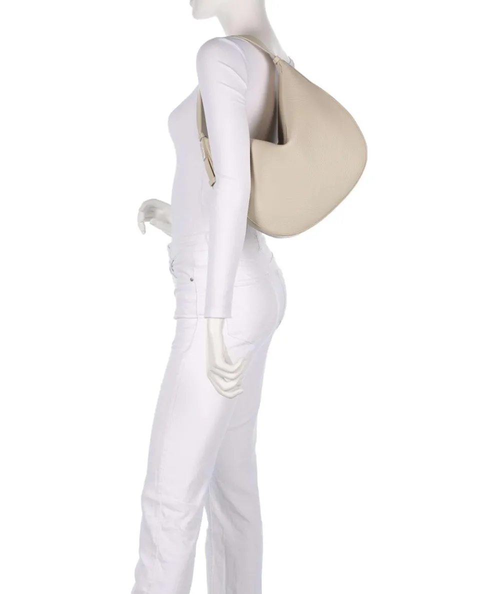 Susie M Hobo bag imitation leather cream