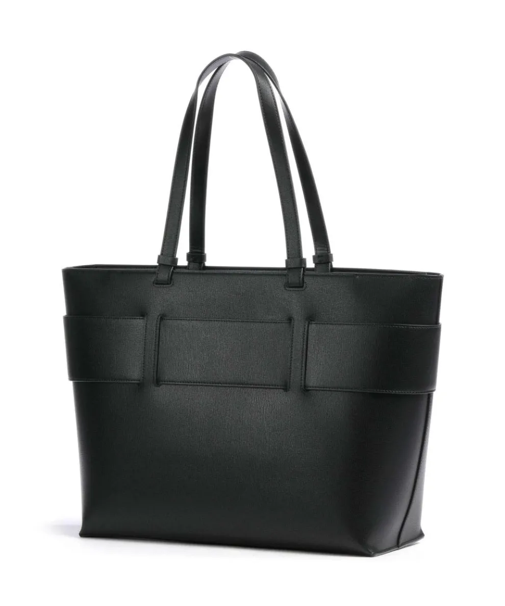 Susie M Tote bag imitation leather black