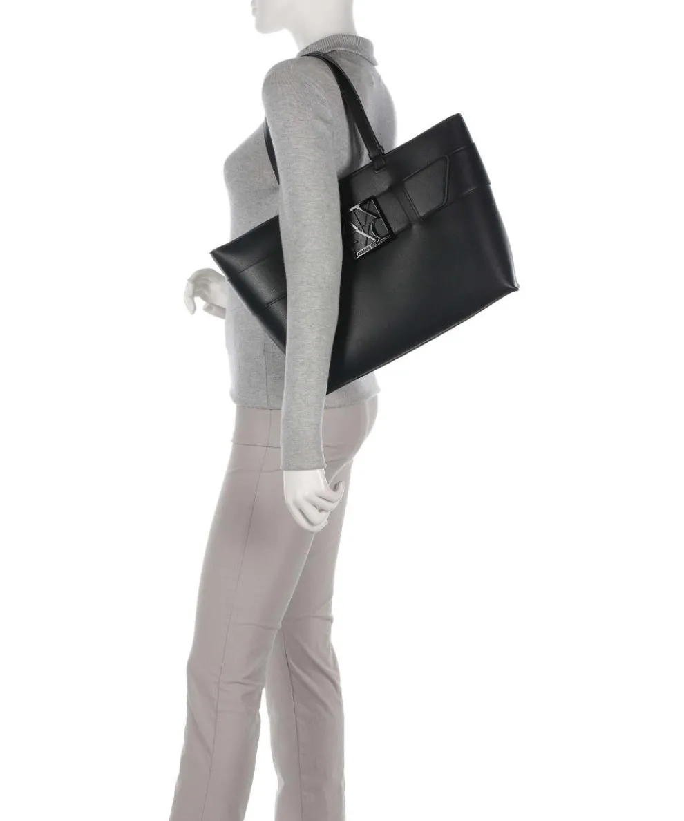 Susie M Tote bag imitation leather black