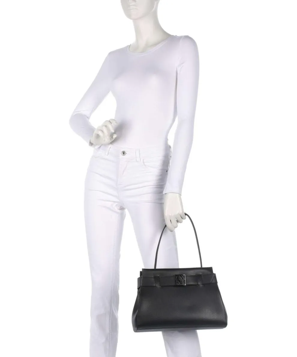 Susie M Tote bag imitation leather black