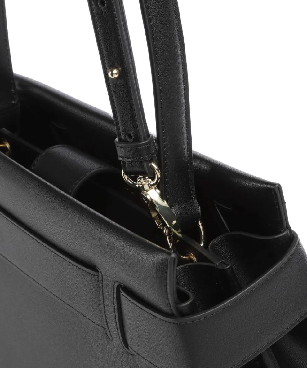 Susie M Tote bag imitation leather black