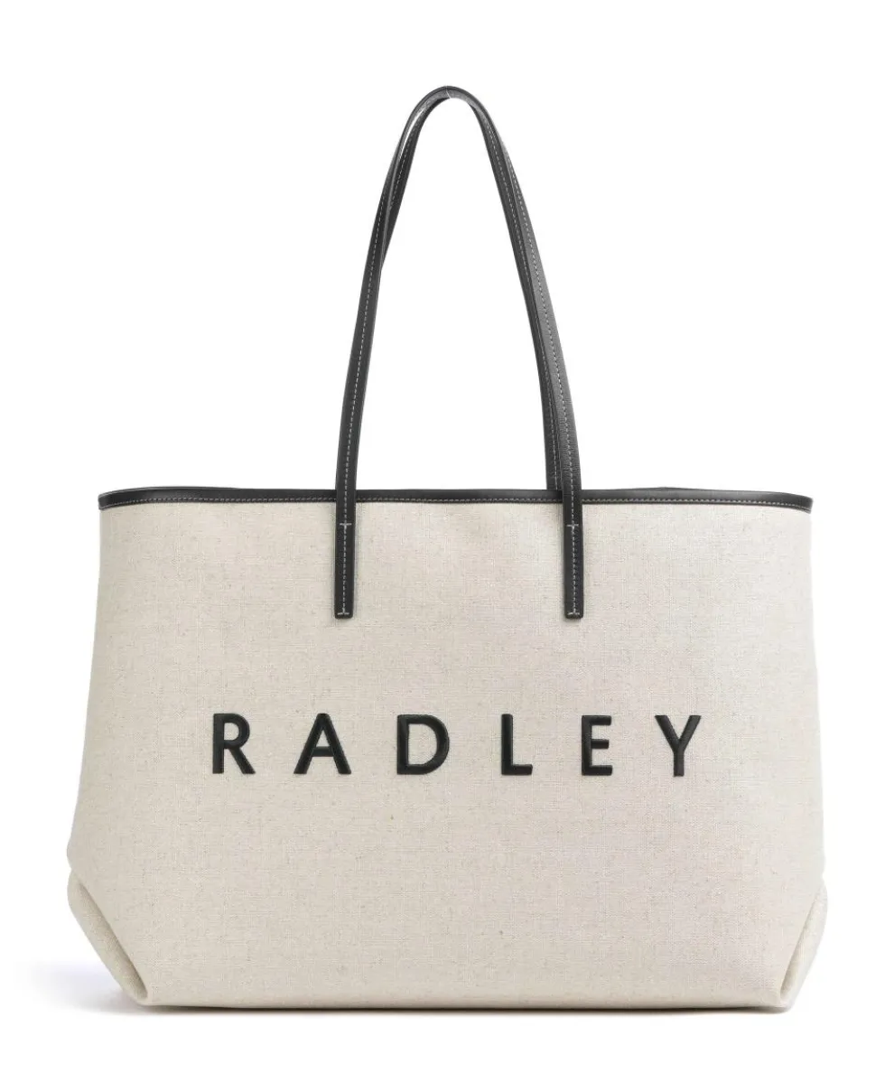Sutherland Row Tote bag recycled polyester beige/black