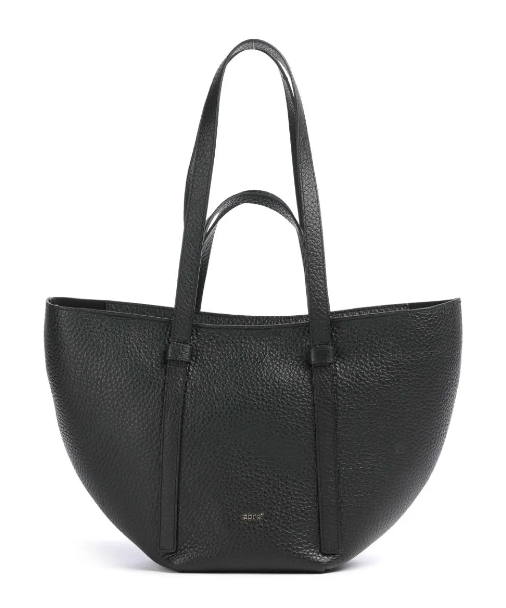 Tekla Cosmo Medium Tote bag grained leather black