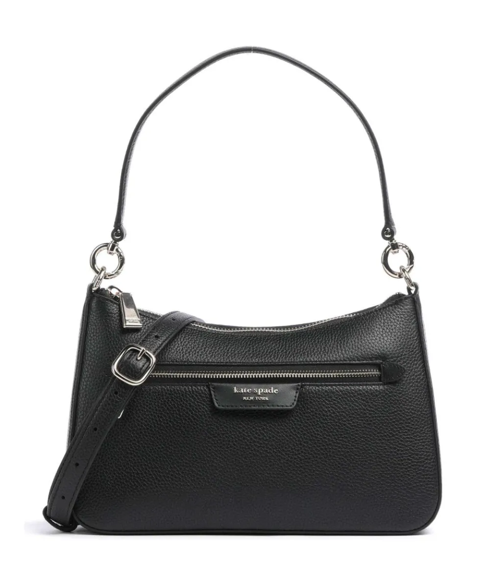 Hudson Shoulder bag grained cow leather black