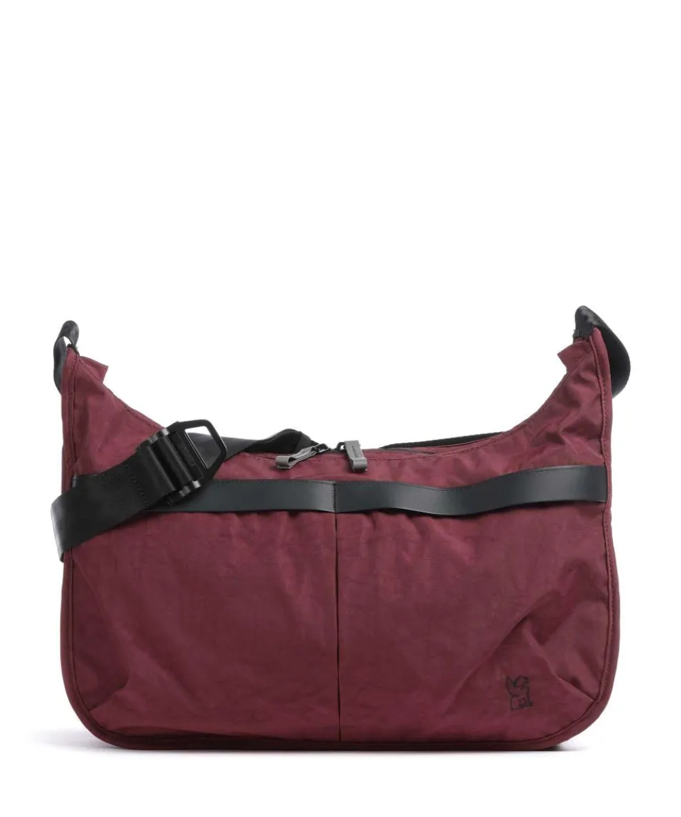 District Collection Yoyogi 14L Crossbody bag recycled nylon dark red