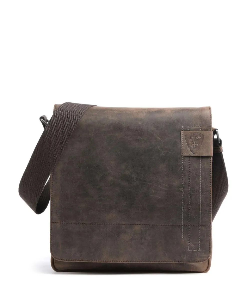 Richmond Shoulder bag leather dark brown