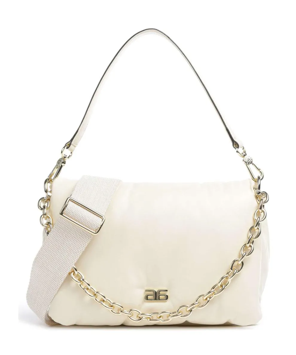 Piuma_Lucido Puffer Shoulder bag fine grain cow leather ivory