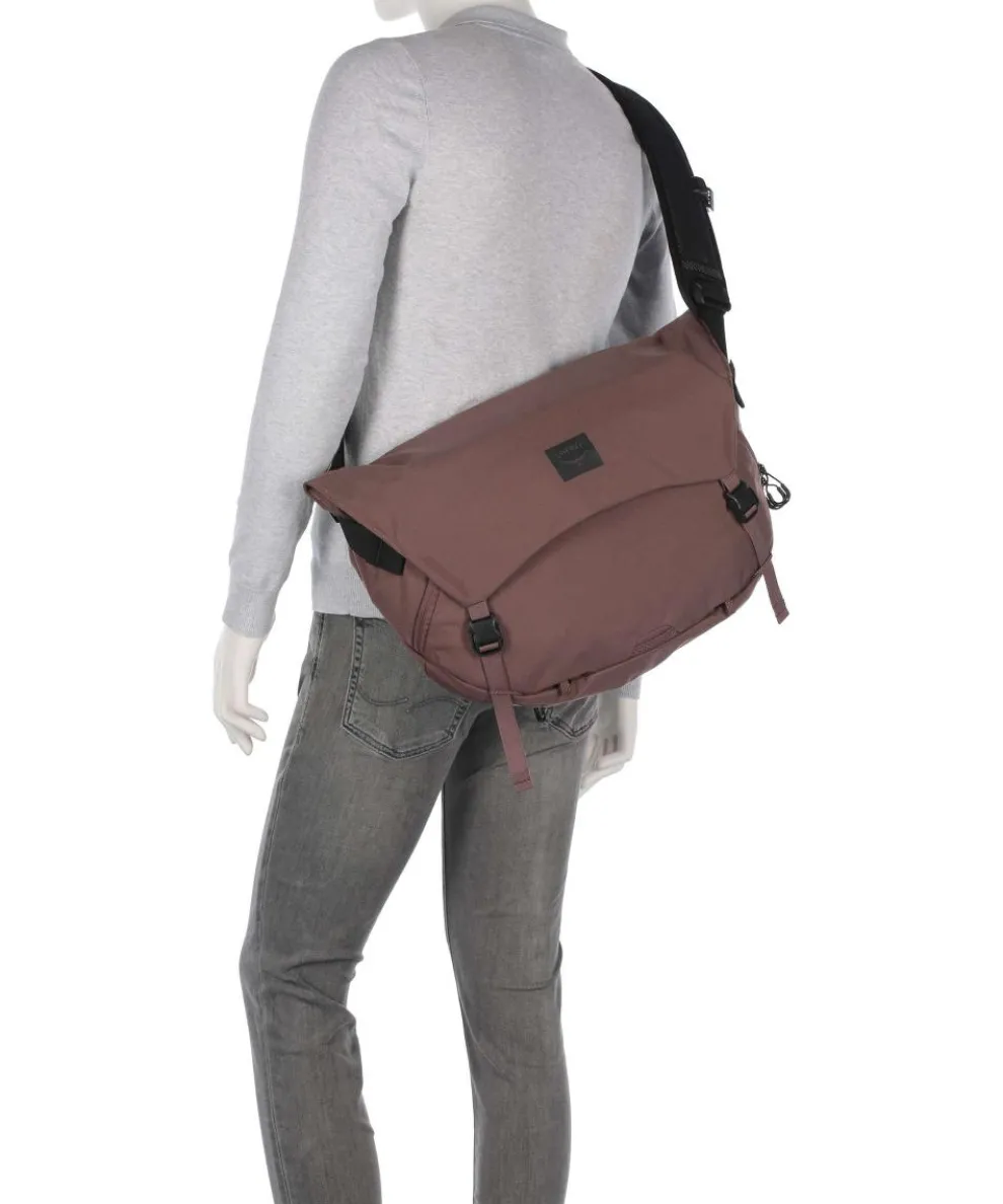 Metron 18 Messenger bag 16″ recycled polyester caramel