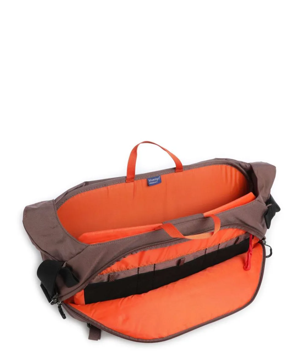 Metron 18 Messenger bag 16″ recycled polyester caramel