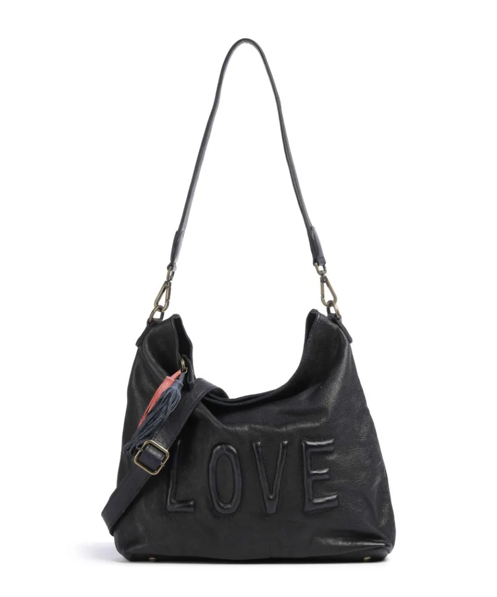 Paoliweg 2 Shoulder bag grained cow leather navy