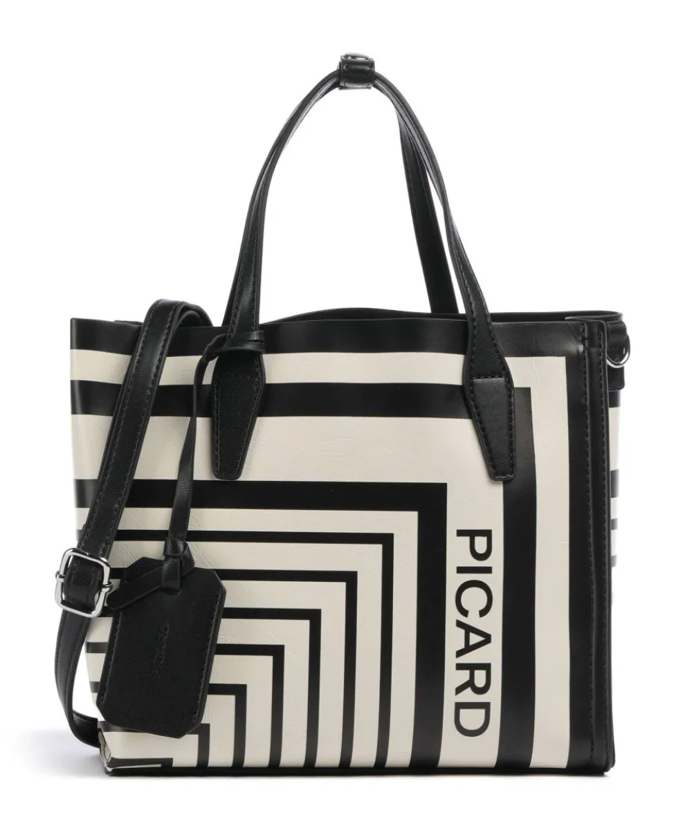 Brasilia Handbag imitation leather black/white