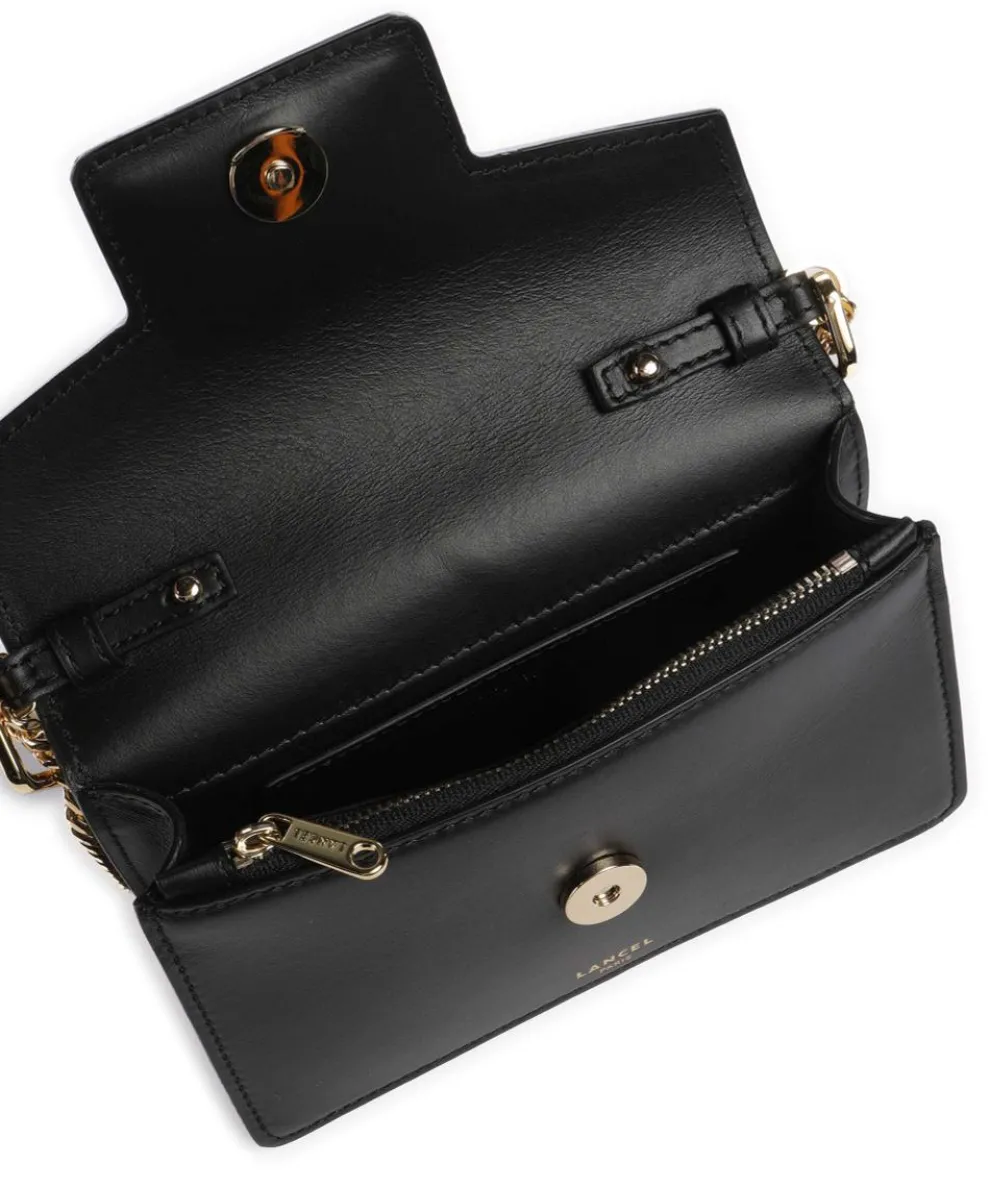 Angele Mini Shoulder bag fine grain cow leather black