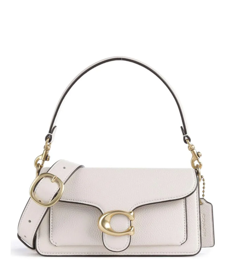 Tabby 20 Crossbody bag grained leather white