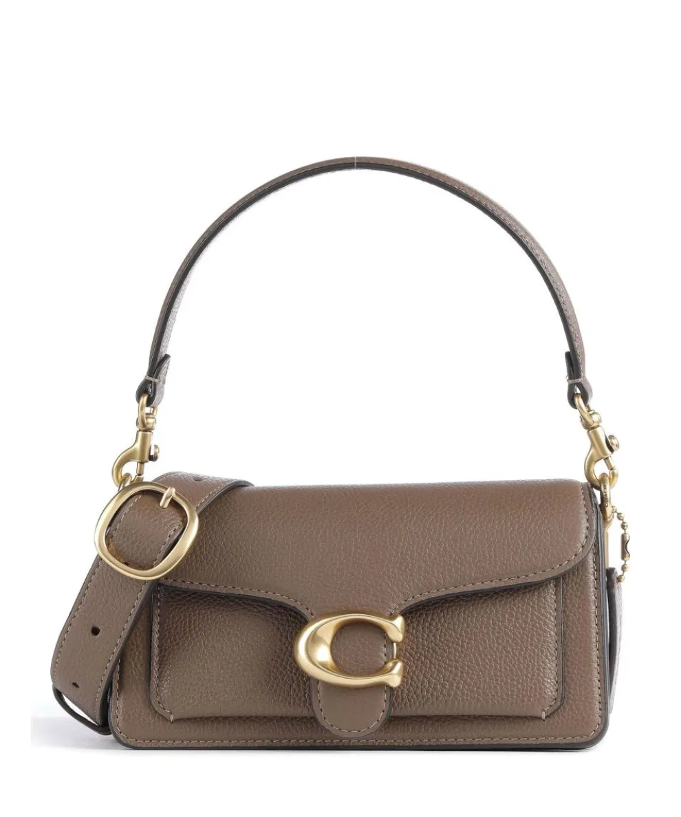 Tabby 20 Crossbody bag grained leather brown