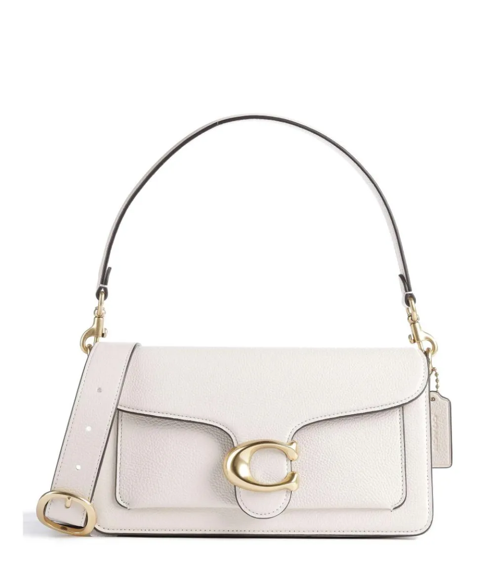 Tabby 26 Shoulder bag grained leather ivory