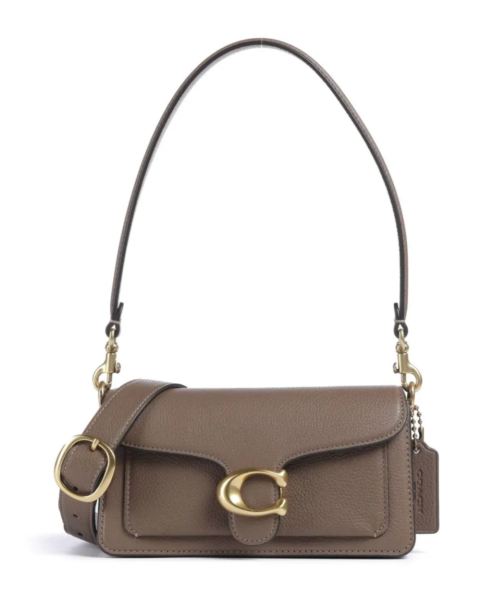 Tabby 20 Shoulder bag grained cow leather brown