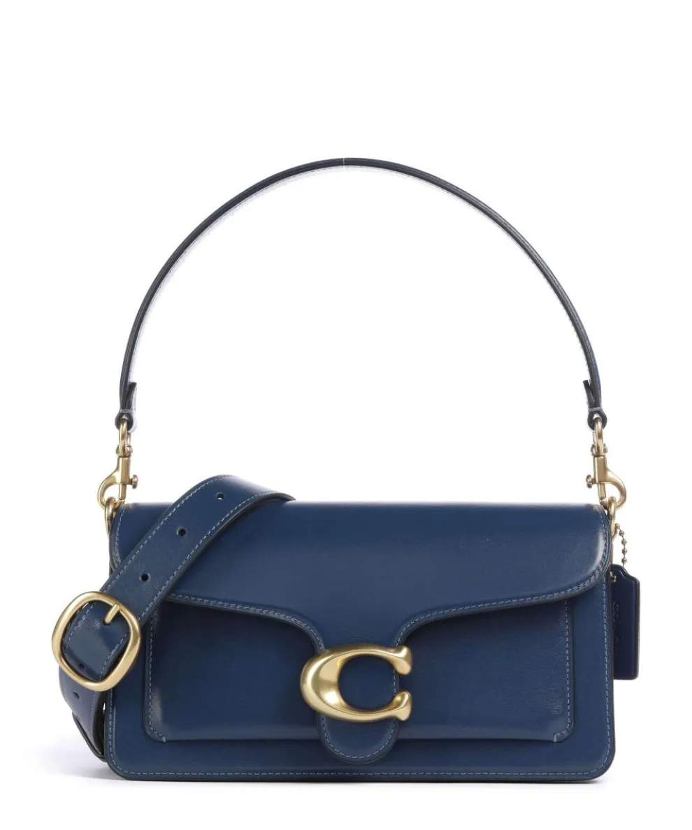 Tabby 26 Shoulder bag fine grain cow leather dark blue