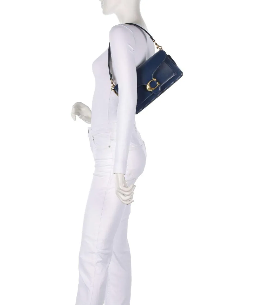 Tabby 26 Shoulder bag fine grain cow leather dark blue