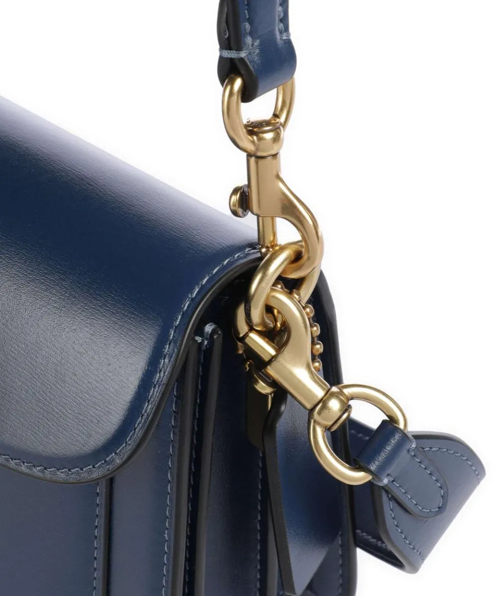 Tabby 26 Shoulder bag fine grain cow leather dark blue