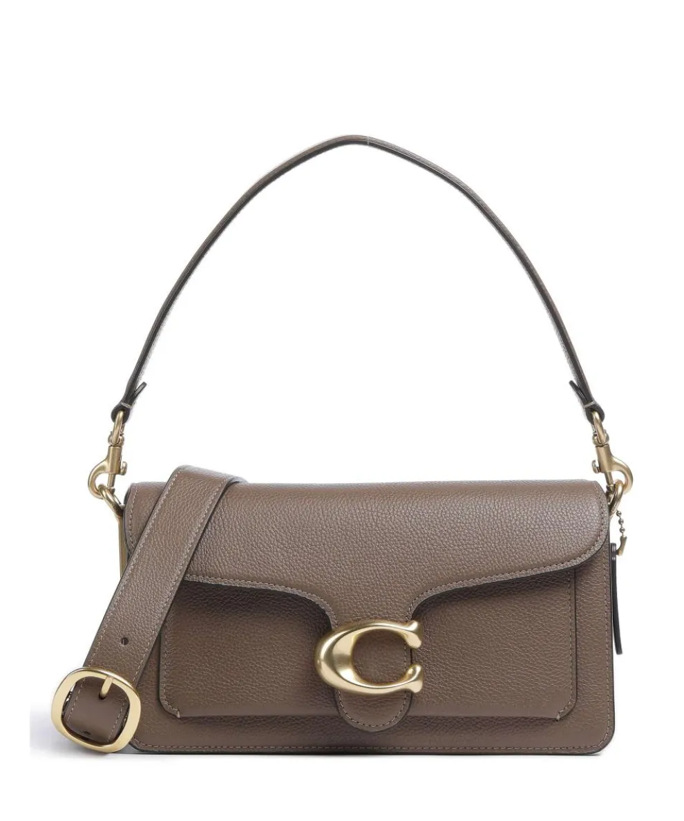 Tabby 26 Shoulder bag grained leather brown