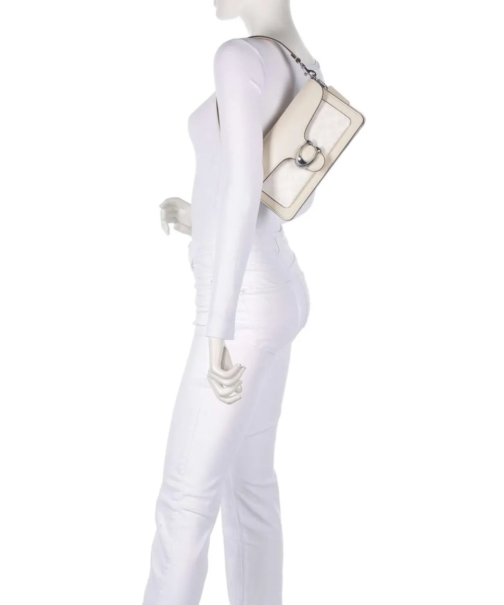 Tabby 26 Shoulder bag canvas, calfskin cream