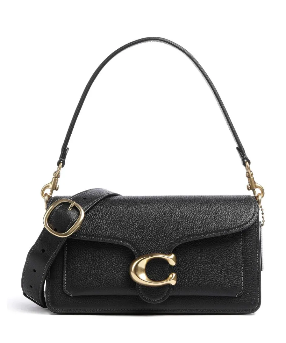 Tabby 26 Shoulder bag grained leather black